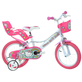 DINO Bikes - Dětské kolo 14" - Hello Kitty 2