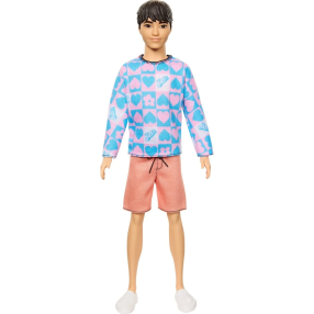 Barbie model Ken - modro-růžová mikina
