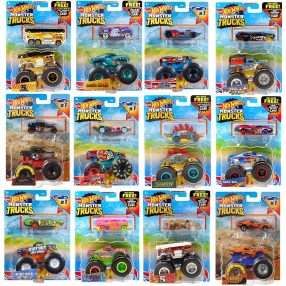 Hot Wheels Monster trucks 1:64 s angličákem více druhů