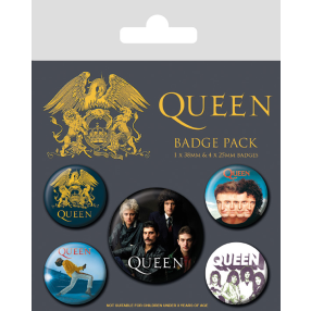 EPEE merch - Set odznaků Queen