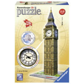 Ravensburger 3D Puzzle - Big Ben s hodinami - 216 dílků