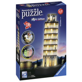 Ravensburger 3D puzzle Pisa (Noční edice) 216 dílků