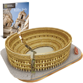 CubicFun - Puzzle 3D National Geographic - Colosseum - 131 dílků