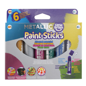 Epee Little Brian Paint Sticks metalické barvy, 6-pack