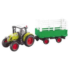 Farm service - Traktor s valníkem na přepravu sena 1:16