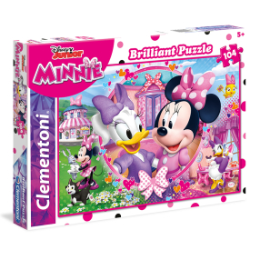 Clementoni 20145 - Puzzle Briliant 104 Minnie