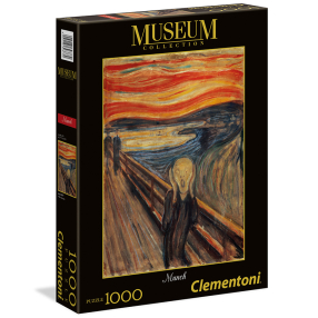 Clementoni - Puzzle Museum 1000 Munch - Křik