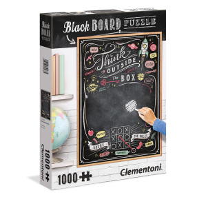 Clementoni 39468 - Puzzle Black Board 1000 Thin Outside