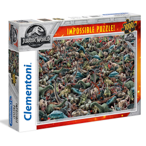 Clementoni - Puzzle Impossible 1000 Jurský svět