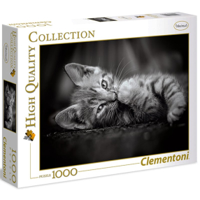 Clementoni - Puzzle 1000 kotě