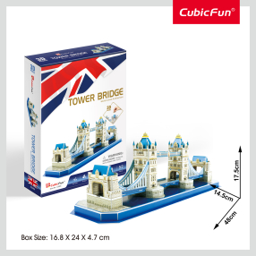 CubicFun - Puzzle 3D Tower Bridge - 52 dílků