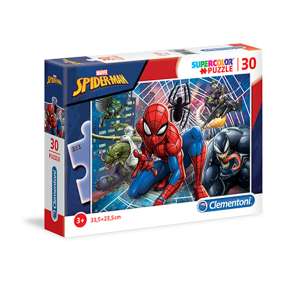 Clementoni - Puzzle Supercolor 30 Spider-Man