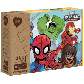 Clementoni 20262 - Puzzle Maxi 24 Superhero