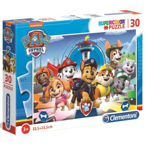 Clementoni - Puzzle Supercolor 30 Tlapková Patrola