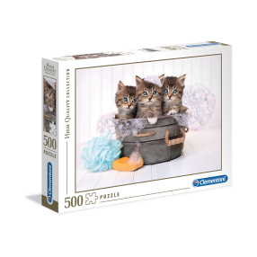 Clementoni 35065 - Puzzle 500 koťata