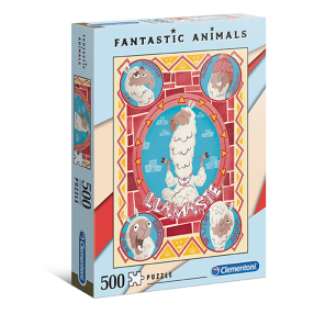 Clementoni 35069 - Puzzle Fantastic Animals 500 lama