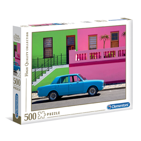 Clementoni 35076 - Puzzle 500 Modré auto