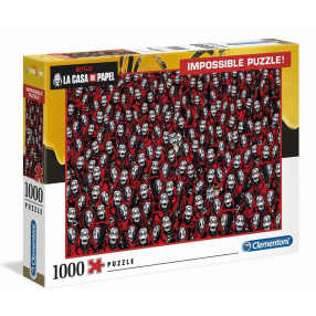 Clementoni - Puzzle Impossible 1000 Netflix Papírový dům