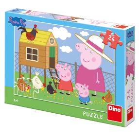 Dino - Puzzle PEPPA Pig: Slepičky 24