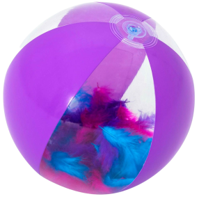 BESTWAY 31051 - Nafukovací plážový míč s barevným peřím 28 cm