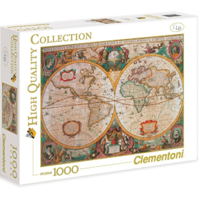 Clementoni 31229 - Puzzle 1000 Mapa Antická
