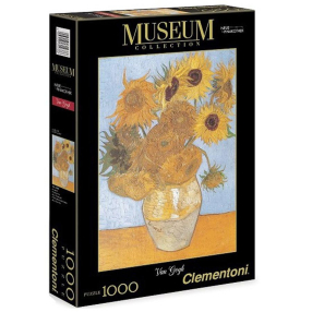 Clementoni 31438 - Puzzle Museum 1000 Van Gogh-Slunečnice