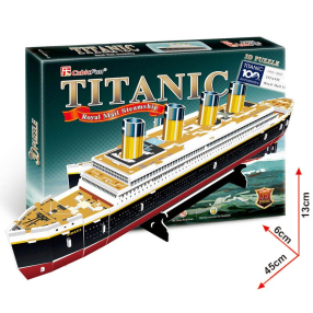 CubicFun - Puzzle 3D Titanic - 35 dílků