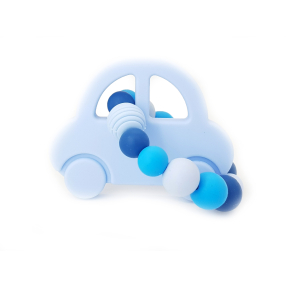 KidPro - Silikonové kousátko: Autíčko modré