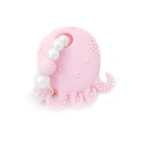 KidPro - Silikonové kousátko: Chobotnička růžová