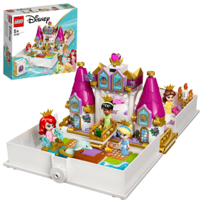 LEGO® I Disney Princess™ 43193 Ariel, Kráska Popelka a Tiana a jejich pohádková kniha dobrodružství