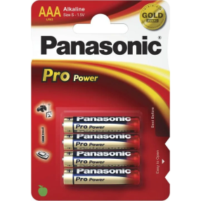 Panasonic - Alkalická mikrotužková baterie AAA 4ks
