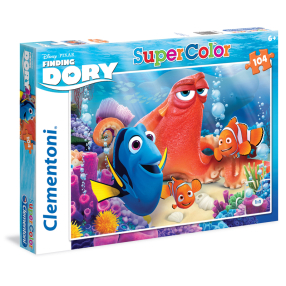 Clementoni  - Puzzle Supercolor 104,Hledá se Dory