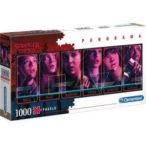 Clementoni - Puzzle Panorama 1000 Netflix: Stranger Things