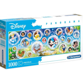 Clementoni - Puzzle Panorama 1000 Disney kolekce