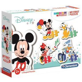 Clementoni 20819 - Moje první puzzle Mickey Mouse 3+6+9+12 dílků