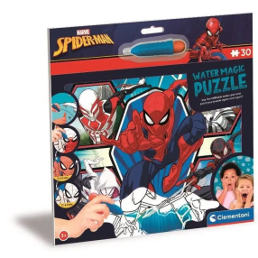Clementoni - Puzzle s malováním vodou Water Magic: Spider-Man 30 dílků