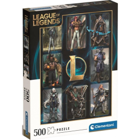 Clementoni 35122 - Puzzle 500 LEAGUE of Legends