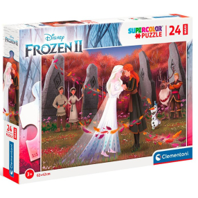 Clementoni 24217 - Puzzle Maxi 24 Frozen 2