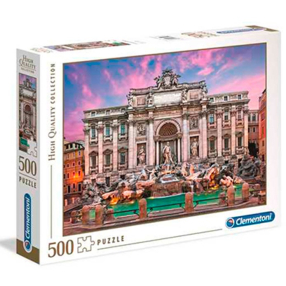 Clementoni 35047 - Puzzle 500 Trevi Fountain