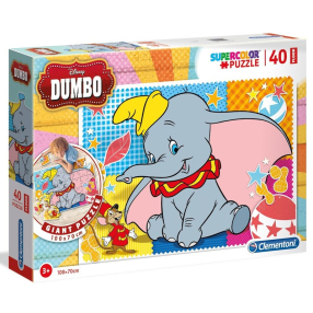 Clementoni 25461 - Puzzle Supercolor Floor 40 Dumbo