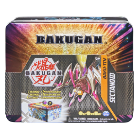Spin Master Bakugan - Plechový Box S Exkluzivním Bakuganem S4