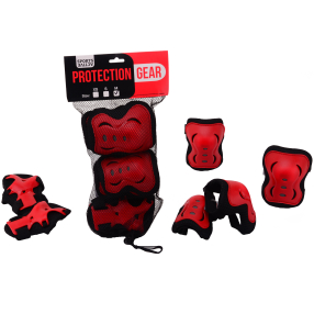 Chrániče Protectiongear červeno/černé