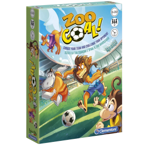 Clementoni - Karetní hra Zoo fotbal