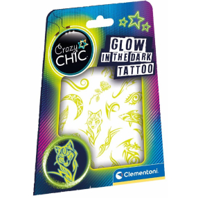 Clementoni - CRAZY CHIC Svítící tetování