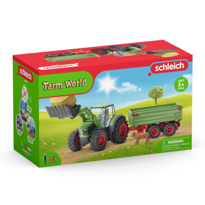 Schleich - Traktor s vlekem