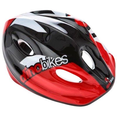 DINO Bikes - Dětská přilba na kolo červená