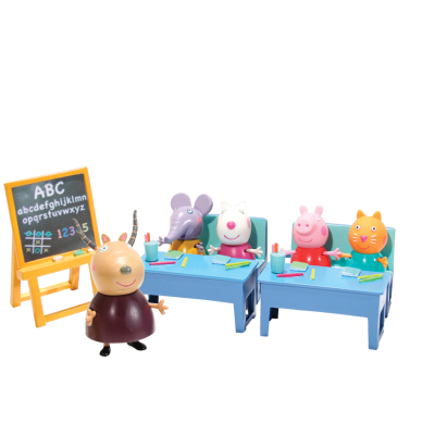 TM Toys - Peppa Pig - školní třída + 5 figurek