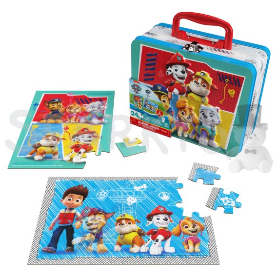 Spin Master Tlapková patrola Puzzle v plechové krabičce                    