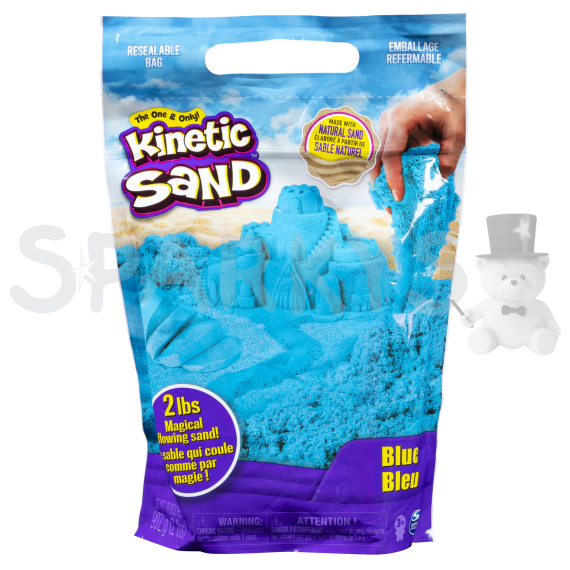 Spin Master Kinetic Sand balení modrého písku 900g                    
