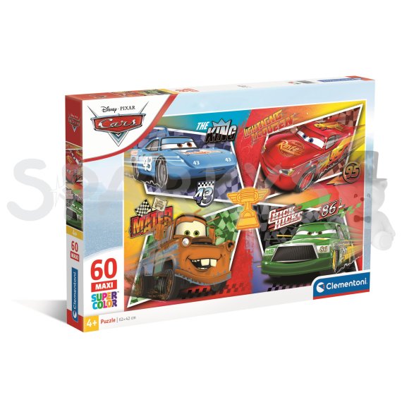 Clementoni - Puzzle 60 Maxi Auta                    